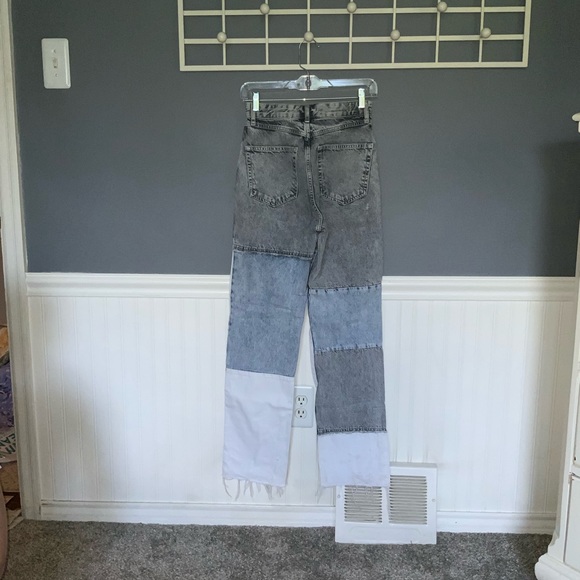 Straight leg Patchwork Jeans - Picture 3 of 3